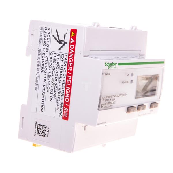 Licznik energii elektrycznej 1/3-fazowy 63A 100-277/173-480V kl.1 Modbus cyfrowy modułowy iEM3150 A9MEM3150