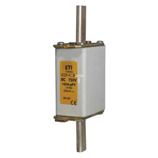 Wkładka bezpiecznikowa NH0 125A gPV 750V DC 004110315