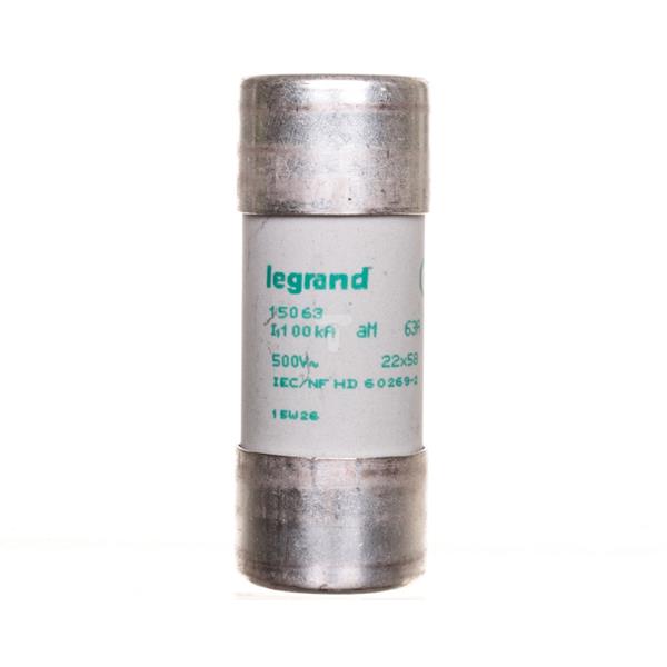 Wkładka bezpiecznikowa cylindryczna 22x58mm 63A aM 500V HPC 015063