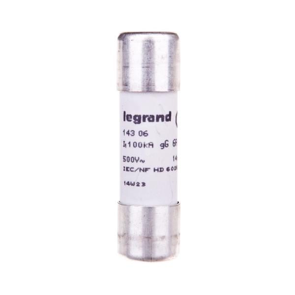 Wkładka bezpiecznikowa cylindryczna 14x51mm 6A gL 500V HCP 014306