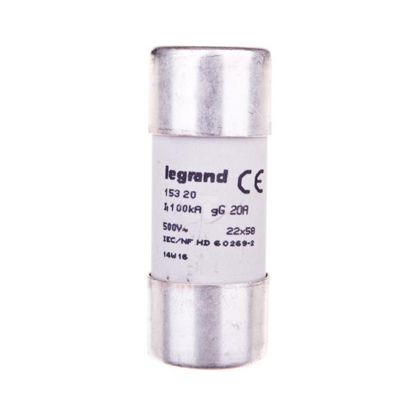 Wkładka bezpiecznikowa cylindryczna 22x58mm 20A gL 500V HPC 015320