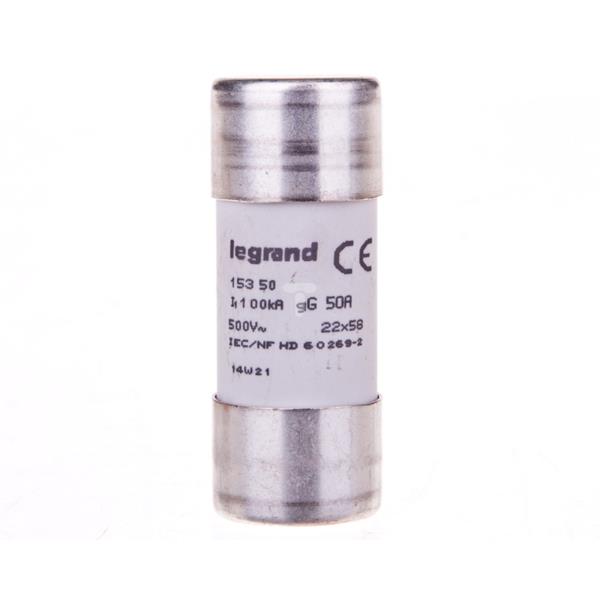 Wkładka bezpiecznikowa cylindryczna 22x58mm 50A gL 500V HPC 015350