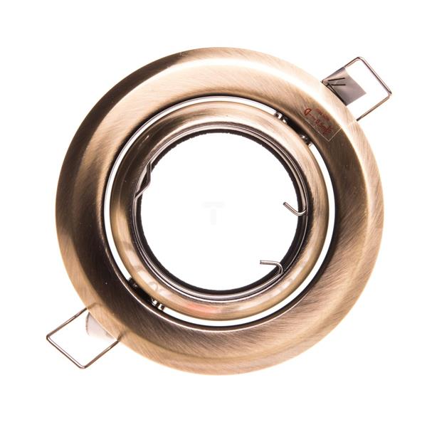 Oprawa punktowa 1x50W GU5,3 12V IP20 ARGUS CT-2117-BR/M matowy mosiadz 00336
