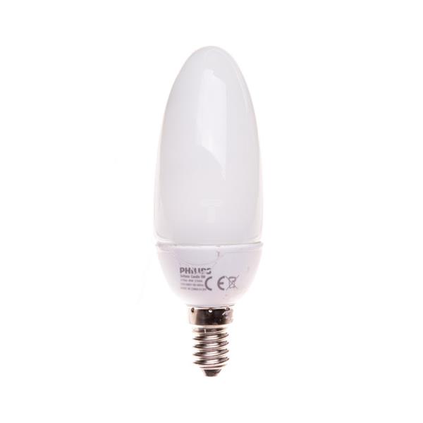 Świetlówka kompaktowa 8W E14 230V SOFTONE mini świeczka 8710163405261