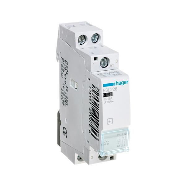 Stycznik modułowy 25A 0Z 2R 12V AC ESL226