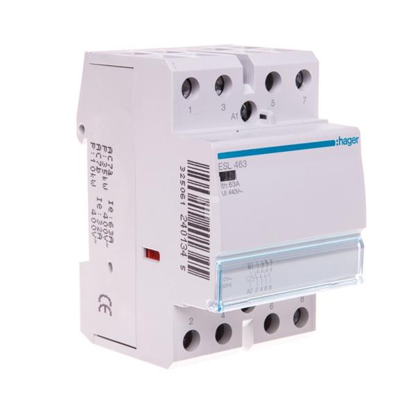 Stycznik modułowy 63A 4Z 0R 12V AC ESL463