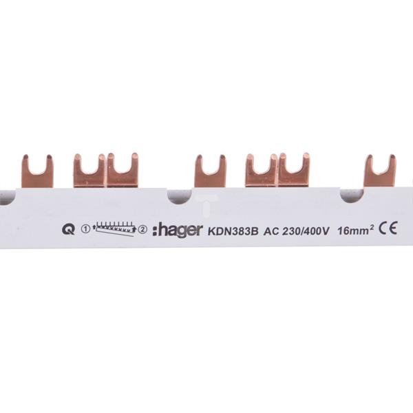 Szyna łączeniowa 3P 80A 16mm2 widełkowa (48mod.) KDN383B