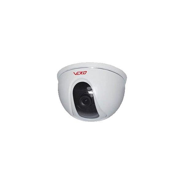 Kamera wewnętrzna domed kolorowa CMOS 600TVL 3,6mm 12V DC biała VECC954