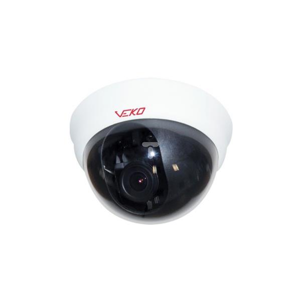 Kamera wewnętrzna domed kolorowa CMOS 600TVL 2,8-12mm 12V DC biała VECC913