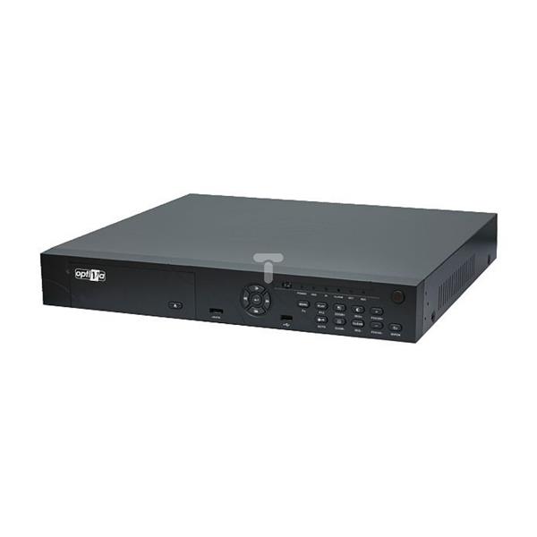 Rejestrator DVR H.264 16-kanałowy Real-Time 960H/WD1 z 2-torami audio i 2-wejściami alarmowymi OPTIVA VODVR7616