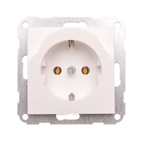 Fiorena Gniazdo pojedyncze SCHUKO 16A 250V białe 22000502
