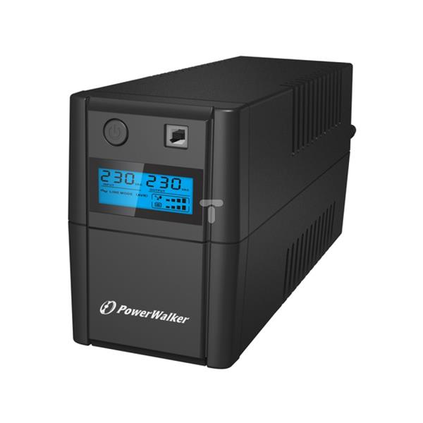 UPS POWER WALKER LINE-INTERACTIVE 850VA 2x230V PL OUT, RJ11 IN/OUT USB, LCD VI 850 SE LCD