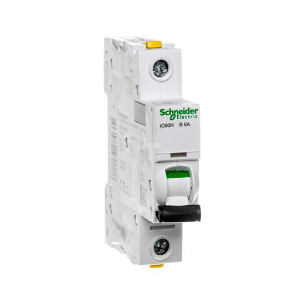 Wyłącznik nadprądowy 1P B 6A 10kA AC iC60H A9F06106