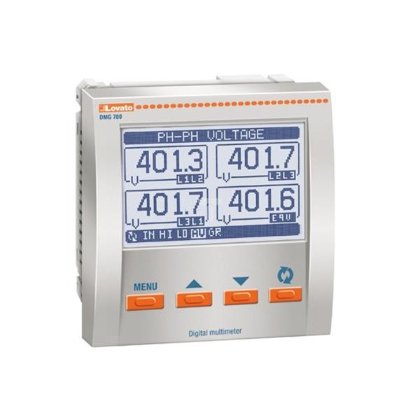 Miernik cyfrowy wielofunkcyjny tablicowy LCD 96x96mm analiza harmonicznych 100-440VAC /110-250VDC DMG700