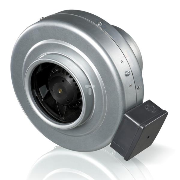 Wentylator przemysłowy do kanałów okrągłych fi 100 230V 72W 250m3/h 46dB VKMZ100