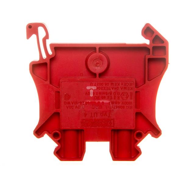 Złączka przelotowa 0,14-6mm2 czerwona UT 4-RD 3045127