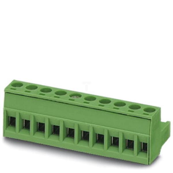 Łącznik wtykowy do płytek drukowanych 10-biegunów 0,2-2,5mm2 raster 5,08mm zielony MSTB 2,5/10-ST-5,08 1757093
