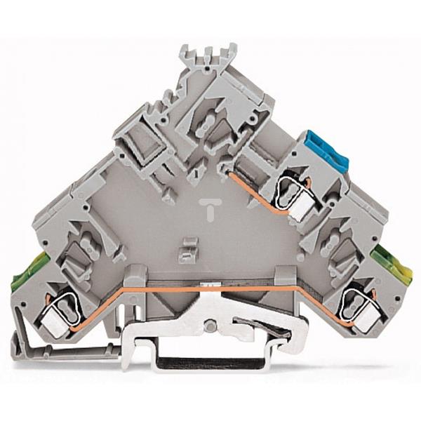 Złączka do elementów wykonawczych zasilająca z PE 2,5mm2 280-593