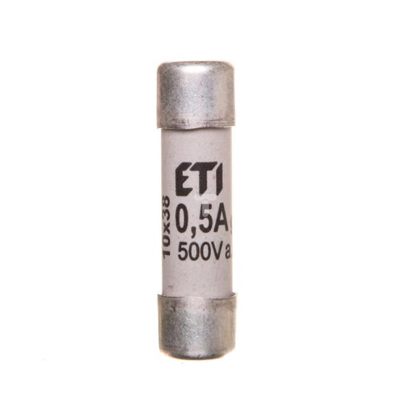 Wkładka bezpiecznikowa cylindryczna 10x38mm 0,5A gG 500V CH10 002620017