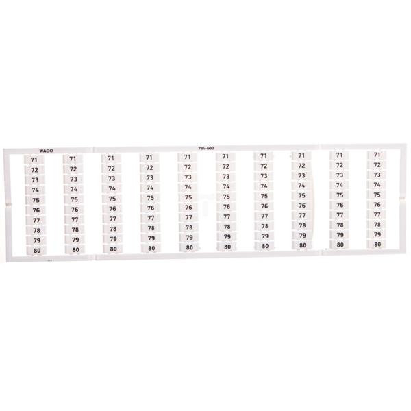 Oznaczniki WMB 10x 71-80 794-603  /5szt./