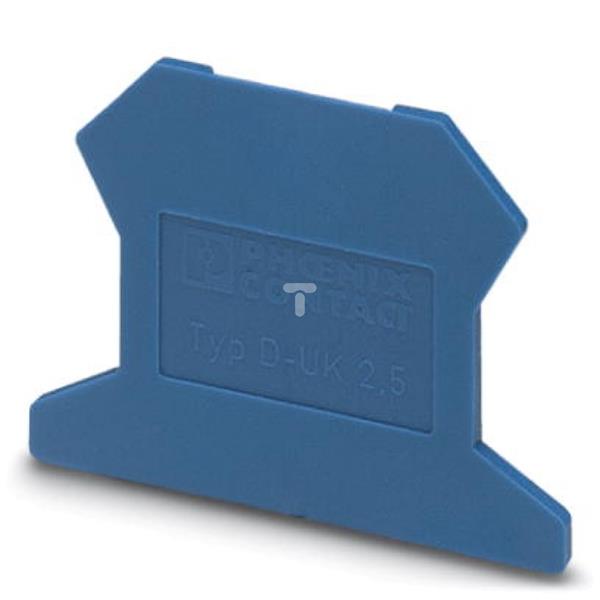 Przekładka do złączek 1,5mm niebieska D-UK 2,5 3001103