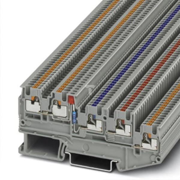 Złączka do czujnika 4-piętrowa 0,14-1,5mm2 szara PTIO 1,5/S/4-LED 24 RD 3244517