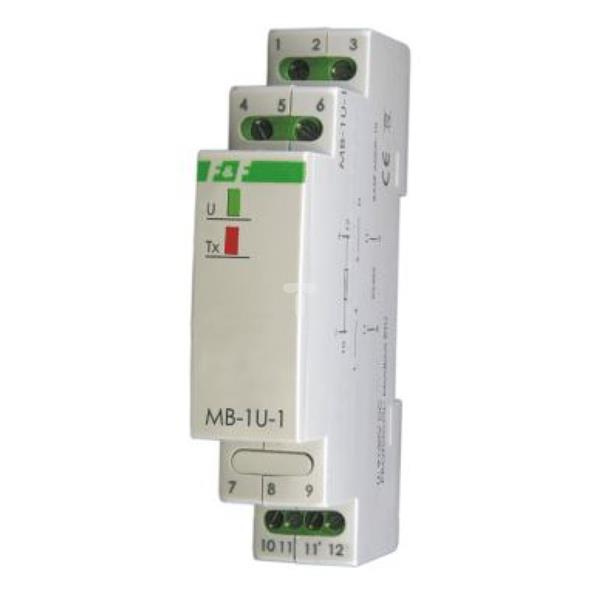 Przetwornik prądu jednofazowy 15/20A z wyjściem MODBUS RTU MB-1I-1 15A