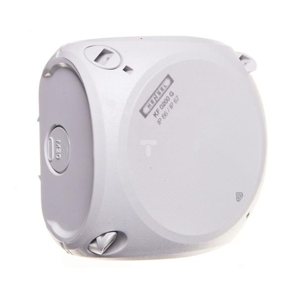 Puszka odgałęźna n/t bez zacisków 93x93x62mm szara IP66/67 KF 0200 G 62000041