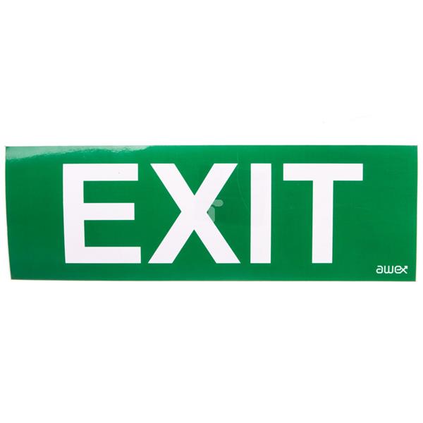 Piktogram 100x300 PM28 exit logo awex (ISO7010)