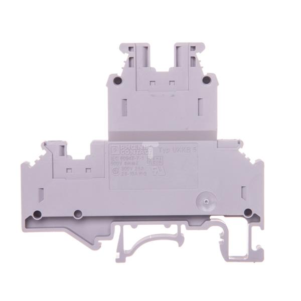 Złączka przelotowa 2-poziomowa 4mm2 szara UKKB 5 2771146