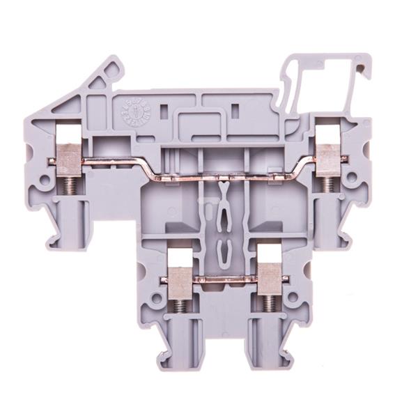 Złączka przelotowa 2-poziomowa 2,5mm2 szara UTTB 2,5 3044636