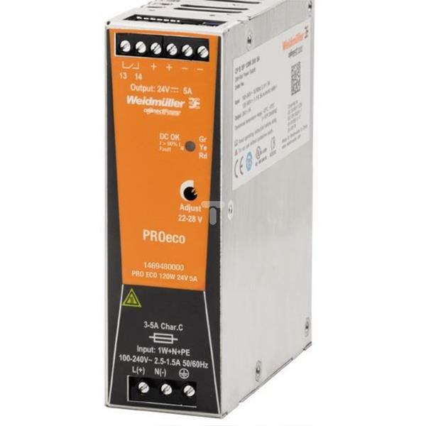 Zasilacz stabilizowany PRO ECO 120W 24V 5A 1469480000
