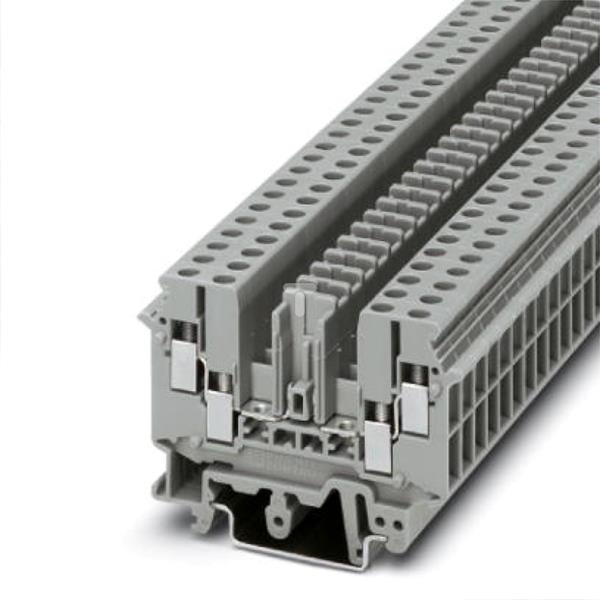 Złączka szynowa 4-przewodowa 4mm2 rozłączna szara UDK 4-TG 2777014
