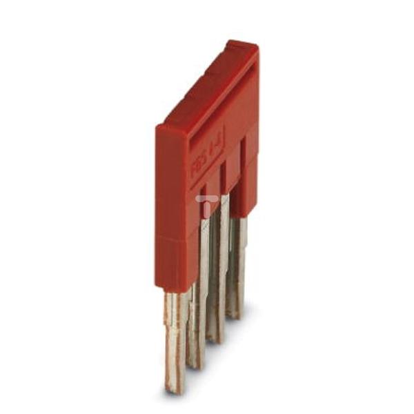 Mostek wtykany 4-biegunowy czerwony FBS 4-4 3030132