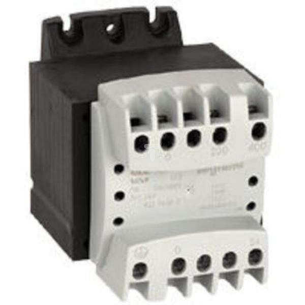 Transformator jednofazowy bezpieczeństwa (24V)/ separacyjny (48V) 230-400/24-48V 63VA 042871