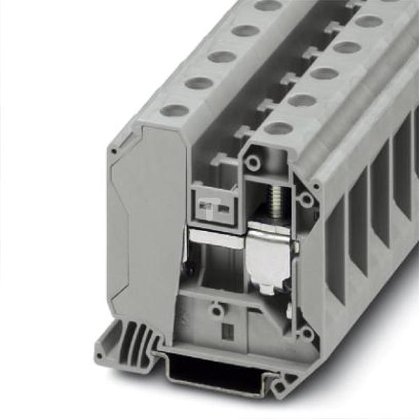 Listwa zaciskowa przepustowa 2-przewodowa 1,5-50mm2 szara UT 35 3044225