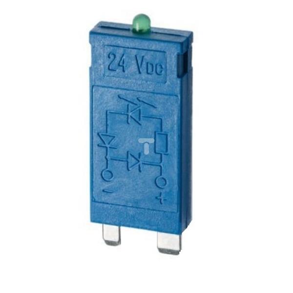 Moduł EMC, LED zielony+warystor 28-60V AC/DC 99.01.0.060.98