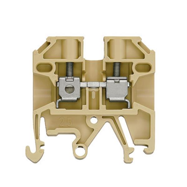 Złączka szynowa 2-przewodowa sprężynowa 2,5mm2 beżowa Ex SAK 2.5/EN 0218660000