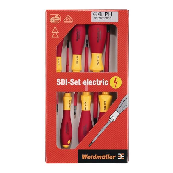 Zestaw wkrętaków SDI Set S2.5-5.5/PH1/2 9009730000