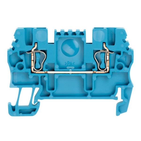 Złączka szynowa 2-przewodowa 1,5mm2 niebieska Ex ZDU 1.5 BL 1775490000