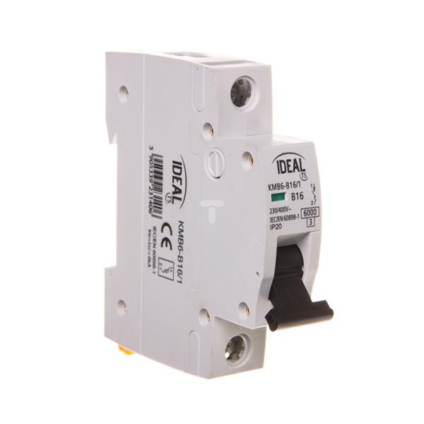 Wyłącznik nadprądowy 1P B 16A 6kA KMB6-B16/1 23140