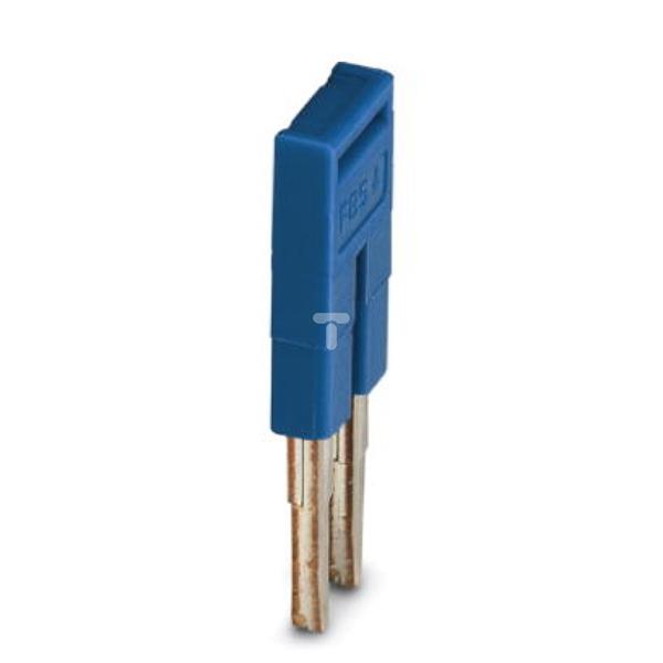 Mostek wtykany 2-biegunowy 4mm niebieski FBS  2-4 BU 3030117