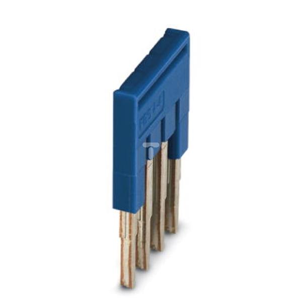Mostek wtykany 4-biegunowy 4,2mm niebieski FBS 4-4 BU 3030133
