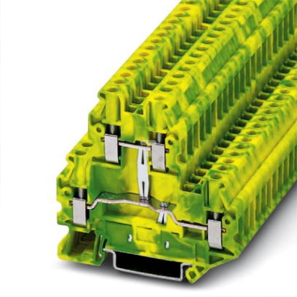 Złączka szynowa ochronna 2-piętrowa 4mm2 zielono-żółta Ex UTTB 4-PE 3044759