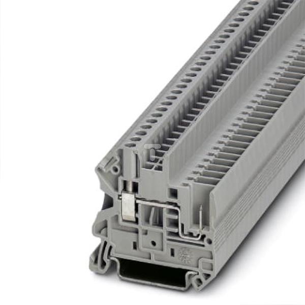 Złączka szynowa 2-przewodowa 2,5mm2 śrubowo/wtykowa szara UT 2,5/1P 3045017