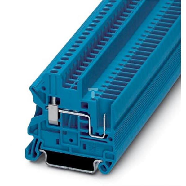 Złączka szynowa 2-przewodowa 2,5mm2 śrubowo/wtykowa niebieska UT 2,5/1P BU 3045020