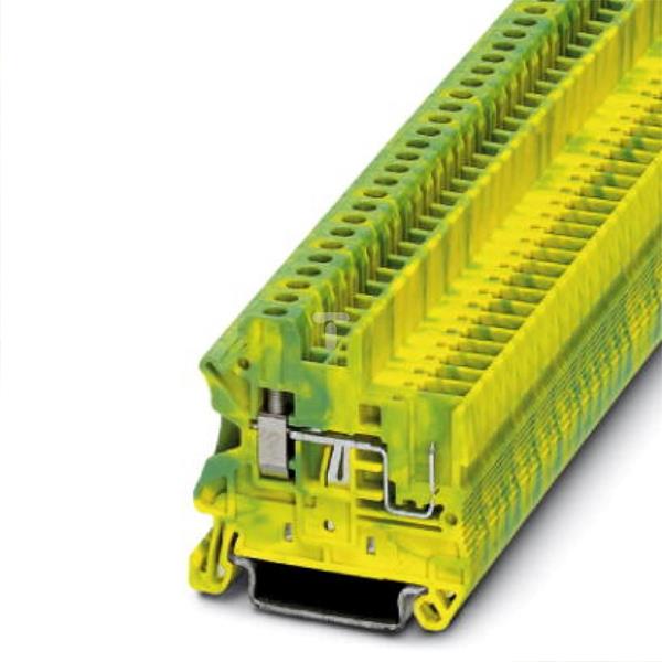 Złączka szynowa ochronna 2,5mm2 śrubowa/wtykowa zielono-żółta UT 2,5/1P-PE 3045033
