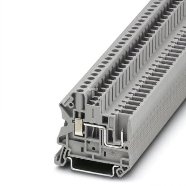 Złączka szynowa 2-przewodowa 4mm2 śrubowa/wtykowa szara UT 4/ 1P 3045583
