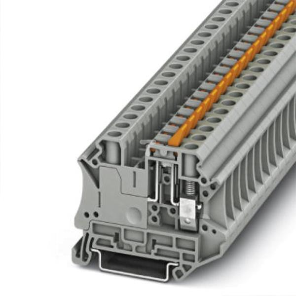 Złączka przelotowa 2-przewodowa z odłącznikiem nożowym 6mm2 szara UT 6-MTL 3046145