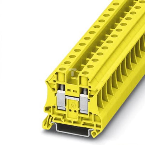 Złączka szynowa 2-przewodowa 10mm2 żółta Ex UT 10 YE 3046294